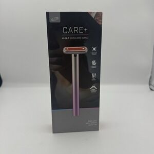 NEW Women's Men's  iLive Care+ 4-in-1 Skincare Wand System Red Light Massage